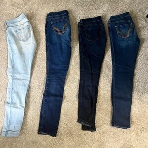 Lot of 4 Hollister Jeans Size 1